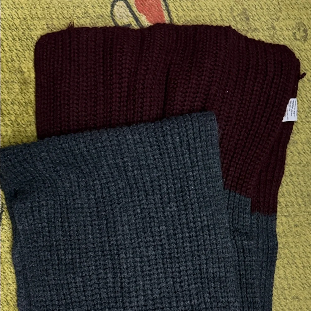 The rail Two-Tone Knit Scarf
